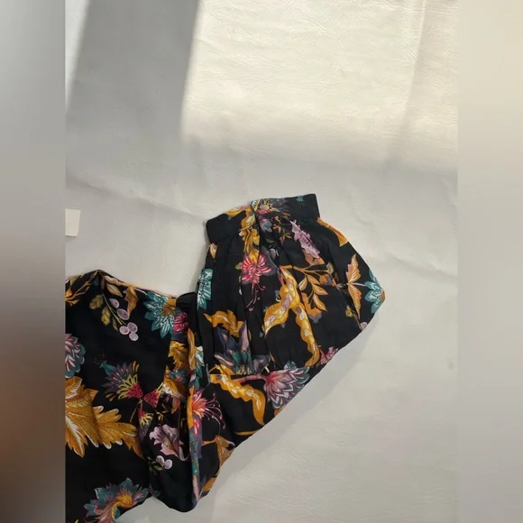 ANTHROPOLOGIE THE CAROLITA PRINTED TIERED MAXI DRESS SIZE S BLACK MOTIF NWT - Picture 14 of 14